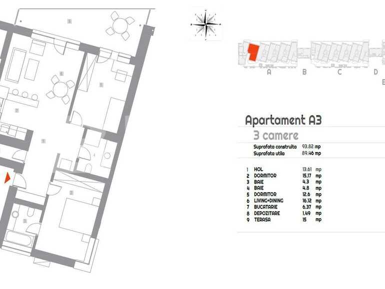 Apartament de vânzare 3 camere Baneasa - 82237AV | BLITZ București | Poza1