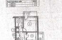 Apartament de 2 camere, 48 mp, 2 balcoane, etaj intermediar, zona Băneasa
