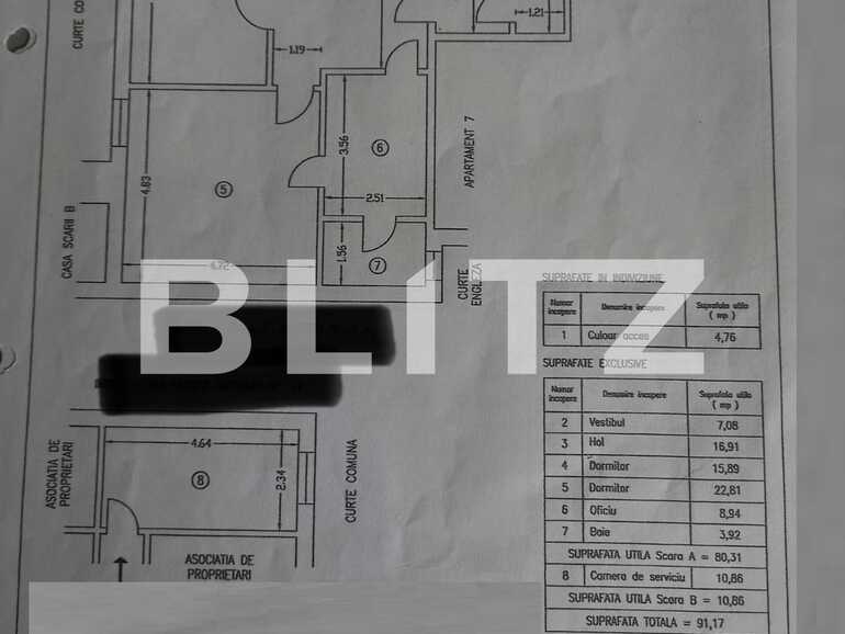 Apartament de vânzare 3 camere Ultracentral - 82561AV | BLITZ București | Poza1