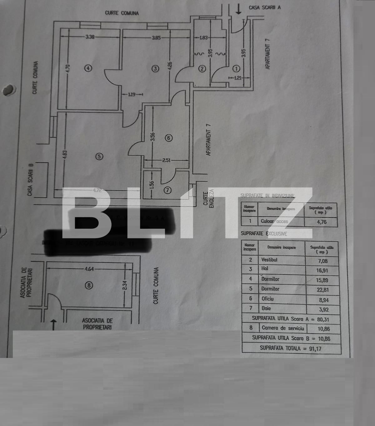 Apartament de vânzare 3 camere Ultracentral - 82561AV | BLITZ București | Poza1