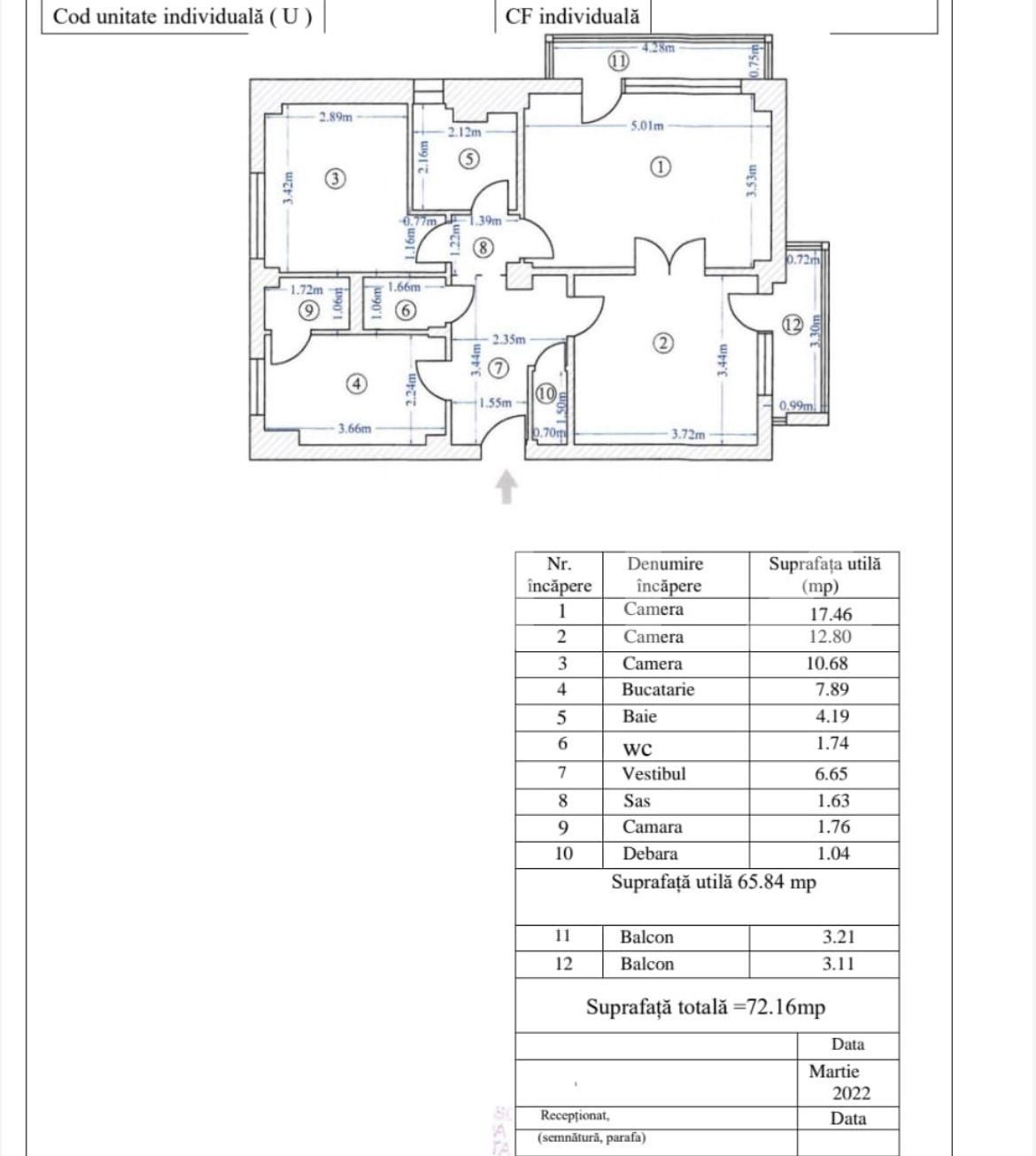 Apartament de vânzare 3 camere Ultracentral - 82857AV | BLITZ București | Poza1