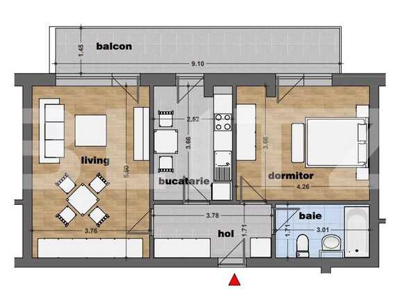 Apartament de vânzare 2 camere Titan - 83017AV | BLITZ București | Poza1