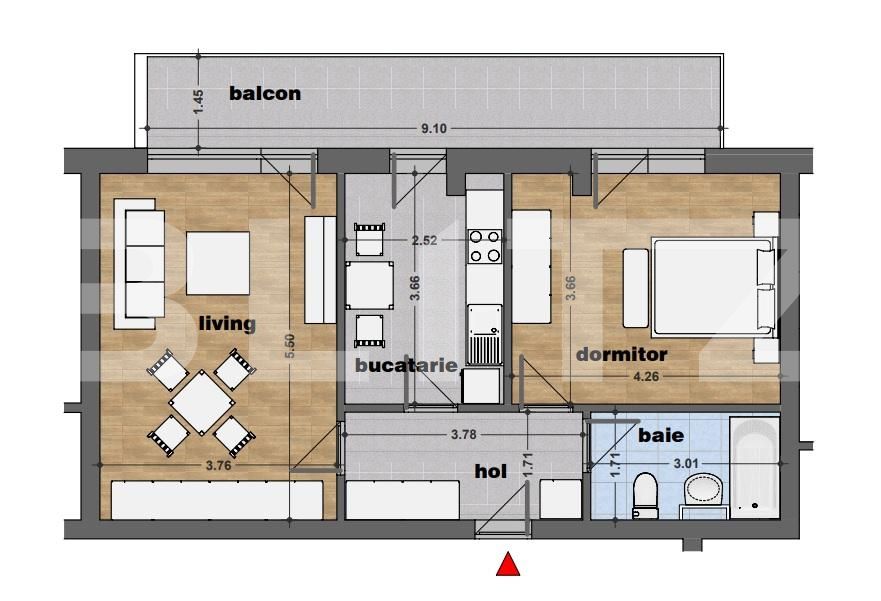 Apartament de vânzare 2 camere Titan - 83017AV | BLITZ București | Poza1