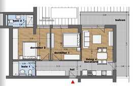 Apartament 3 camere, 80,66 mp, zona Pallady