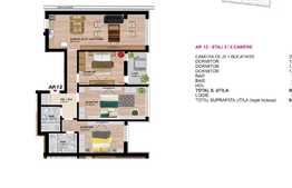 Apartament 4 camere, 94 mp, zona Brancoveanu