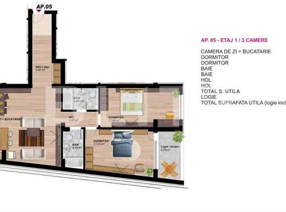 Apartament de vânzare 3 camere Berceni - 83060AV | BLITZ București | Poza1