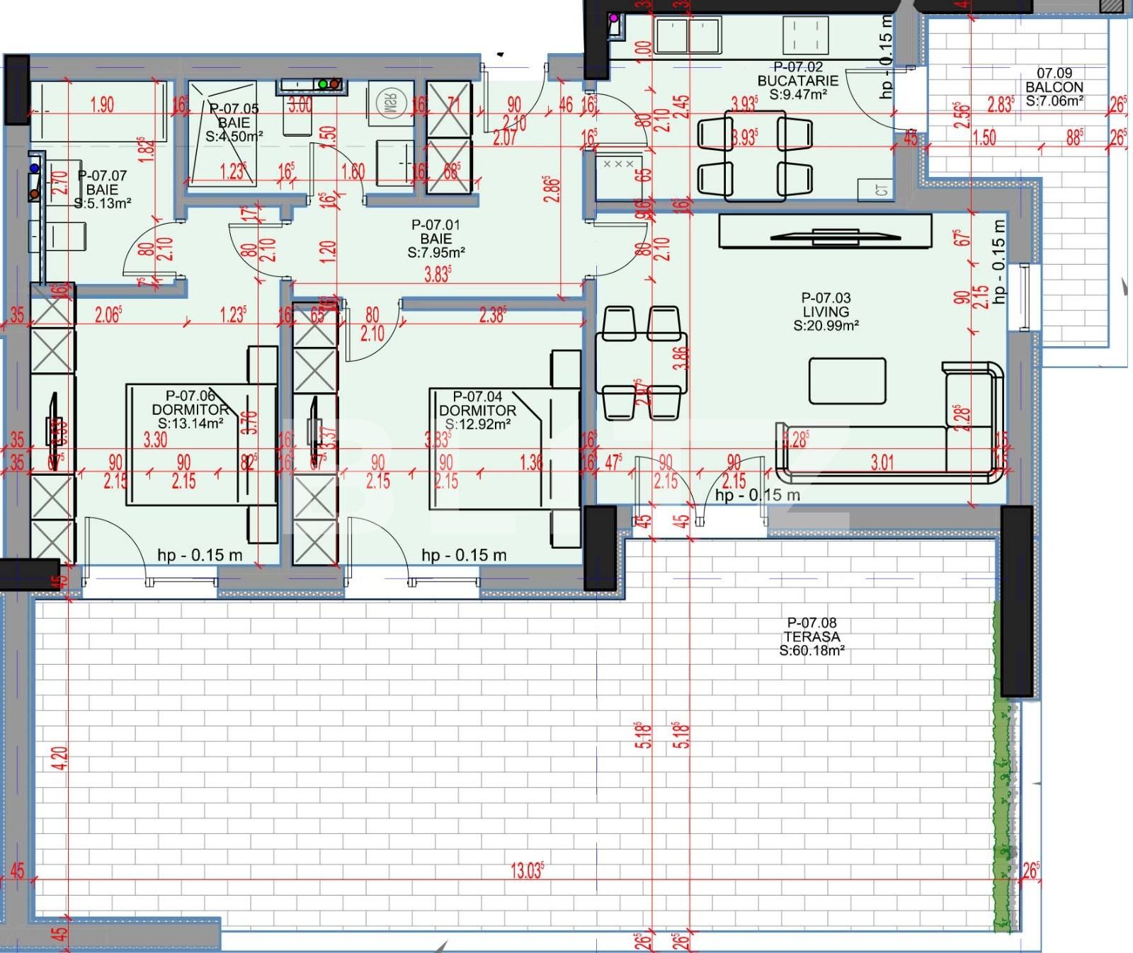 Apartament de vânzare 3 camere 1 Decembrie - 83145AV | BLITZ București | Poza1