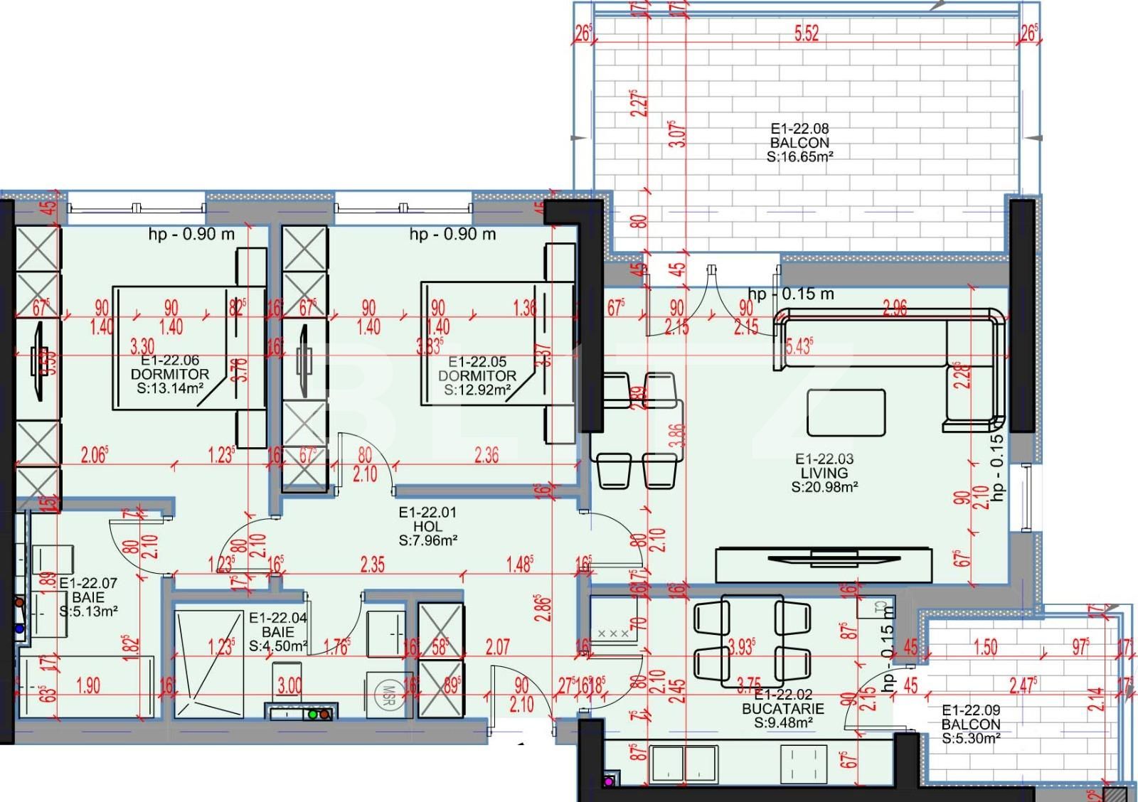 Apartament de vânzare 3 camere 1 Decembrie - 83159AV | BLITZ București | Poza1