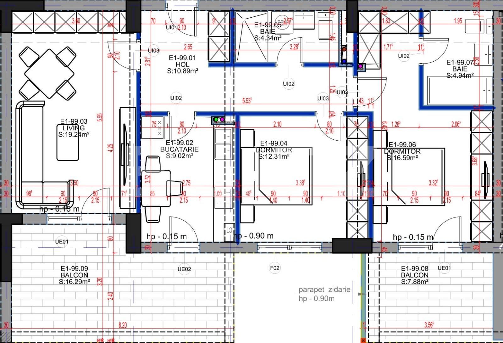 Apartament de vânzare 3 camere 1 Decembrie - 83175AV | BLITZ București | Poza1
