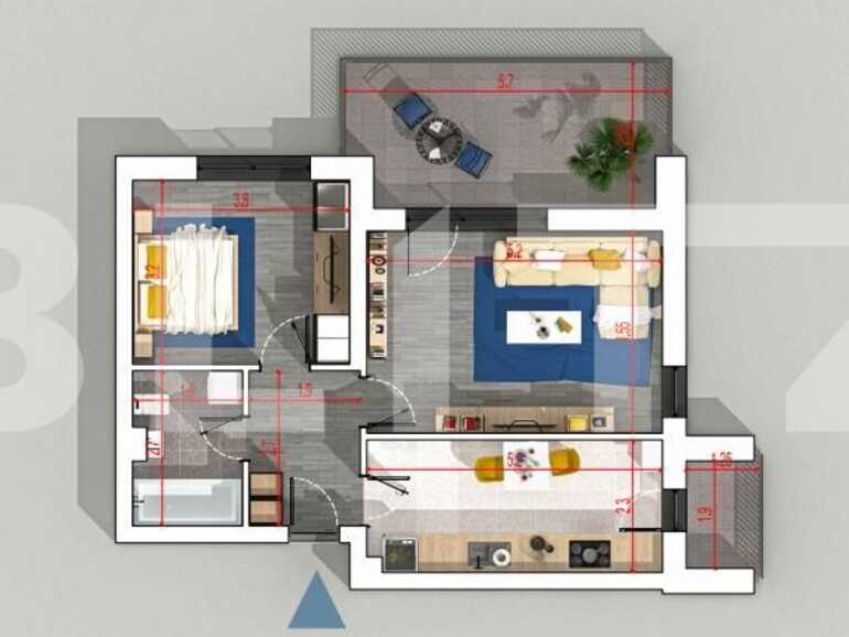 Apartament de vânzare 2 camere Titan - 83483AV | BLITZ București | Poza1
