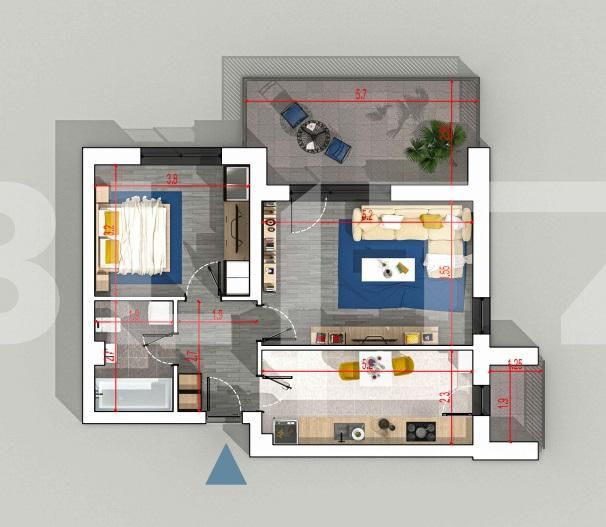 Apartament de vânzare 2 camere Titan - 83483AV | BLITZ București | Poza1