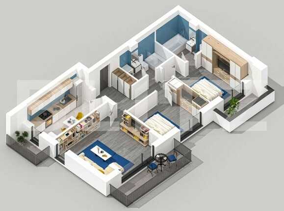 Apartament de vânzare 3 camere Titan - 83484AV | BLITZ București | Poza1