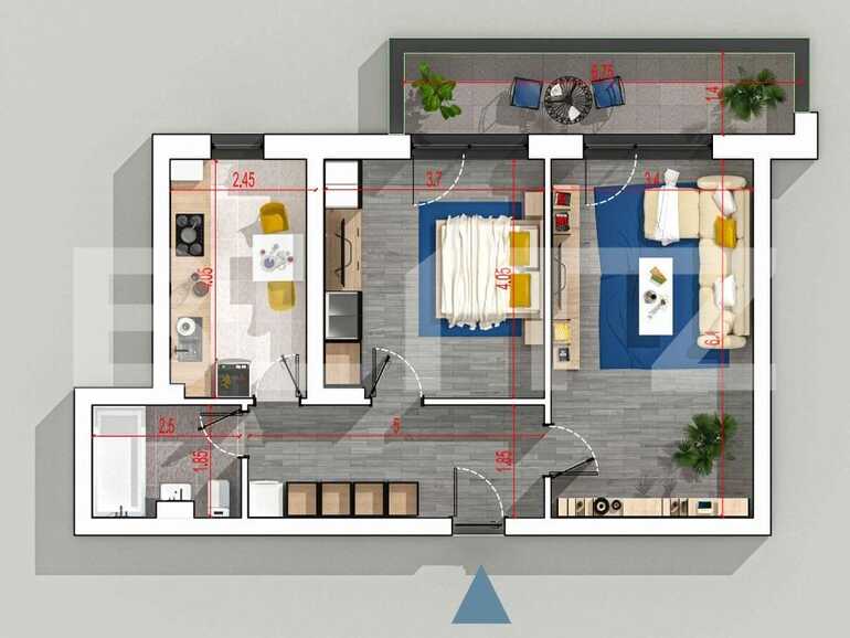 Apartament de vânzare 2 camere Titan - 83486AV | BLITZ București | Poza1