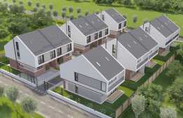 Casa individuala in Otopeni ansamblu tip gated community, curte libera 120 mp