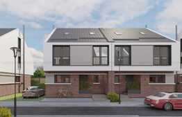 Casa individuala in Otopeni ansamblu tip gated community, curte libera 120 mp