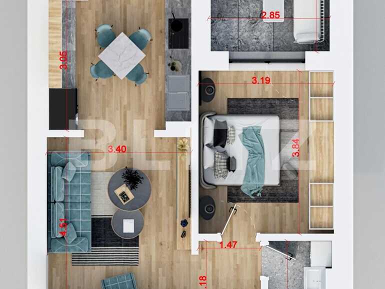 Garsonieră de vânzare Titan - 83573AV | BLITZ București | Poza2