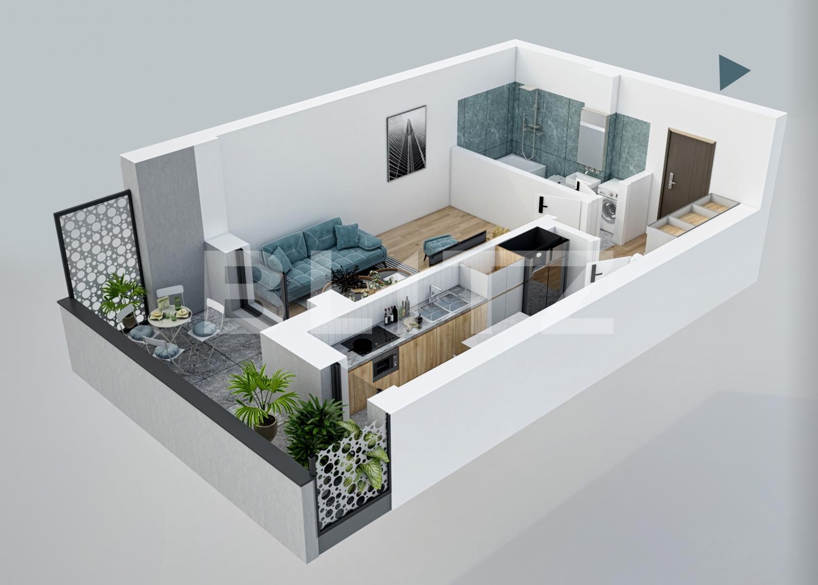 Garsonieră de vânzare Titan - 83579AV | BLITZ București | Poza1