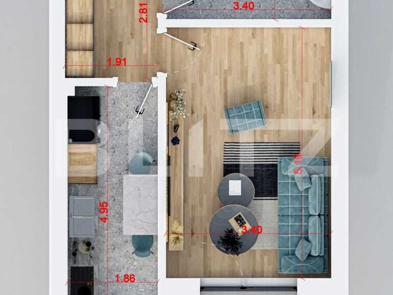 Garsonieră de vânzare Titan - 83583AV | BLITZ București | Poza2