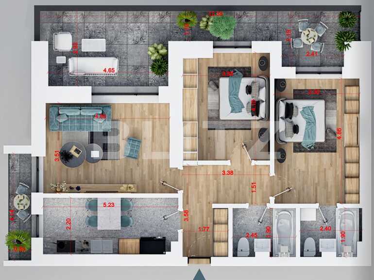 Apartament de vânzare 3 camere Titan - 83587AV | BLITZ București | Poza2
