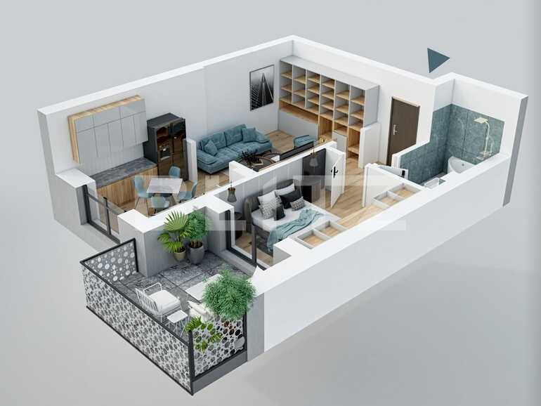 Garsonieră de vânzare Titan - 83589AV | BLITZ București | Poza1