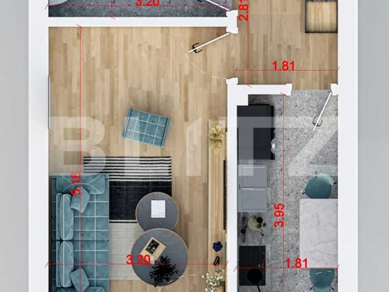 Garsonieră de vânzare Titan - 83592AV | BLITZ București | Poza2