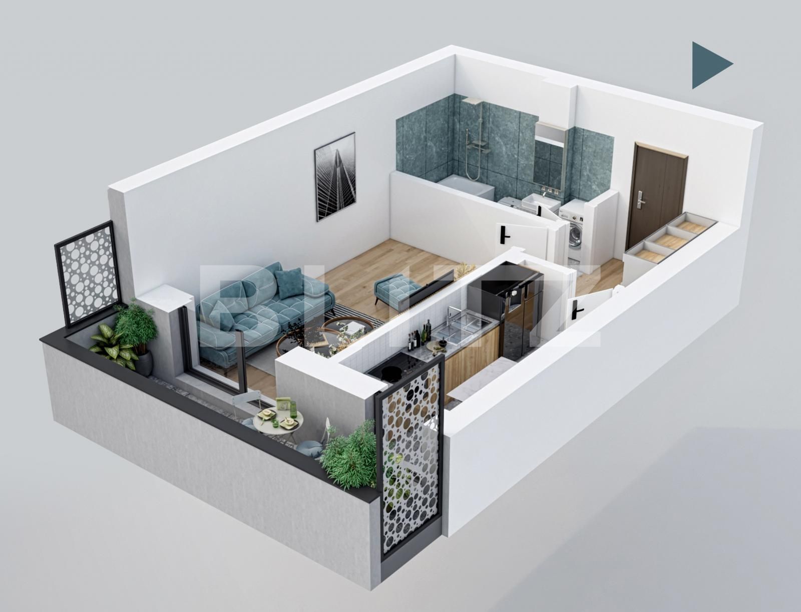 Garsonieră de vânzare Titan - 83592AV | BLITZ București | Poza1