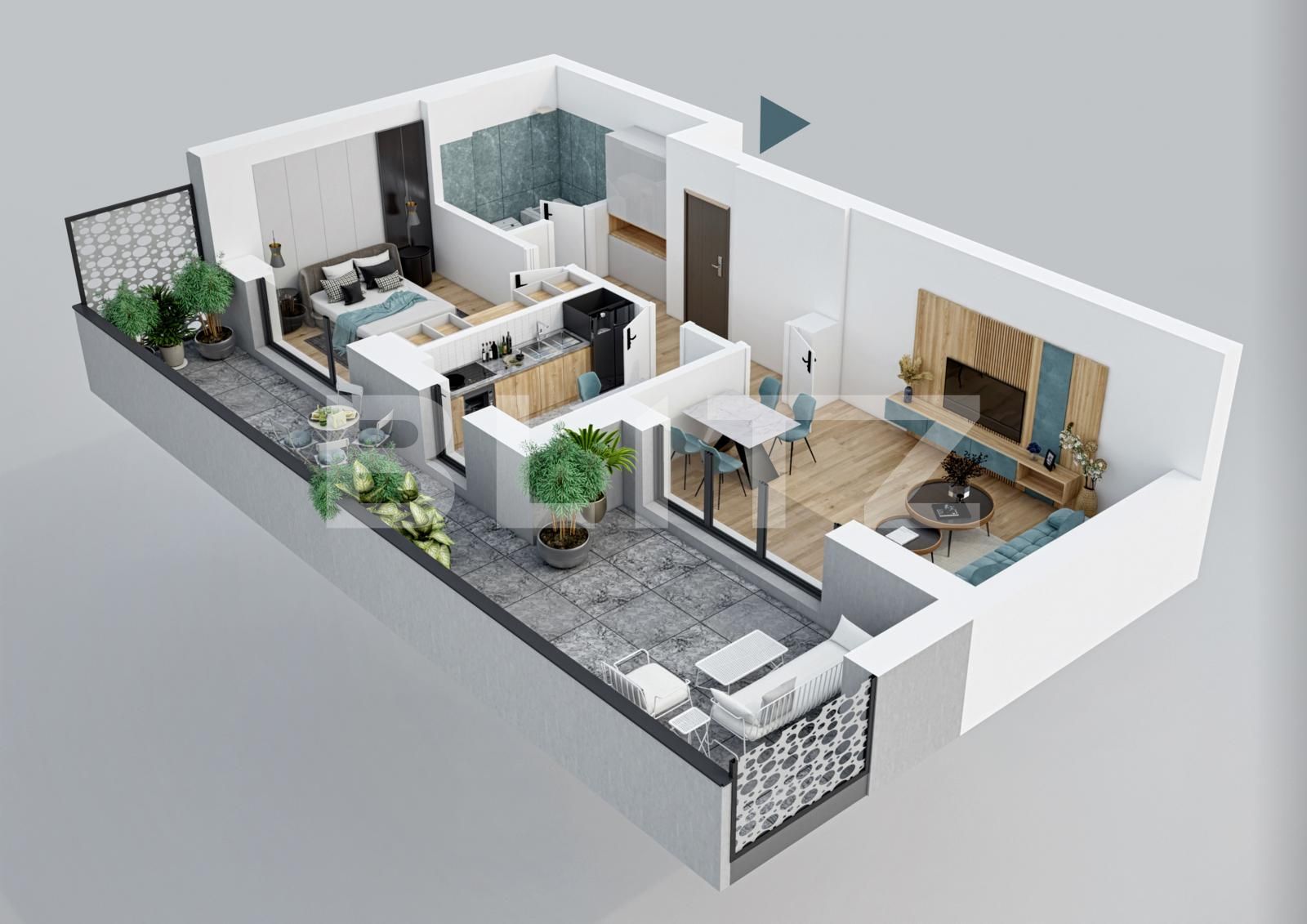 Apartament de vânzare 2 camere Titan - 83596AV | BLITZ București | Poza1