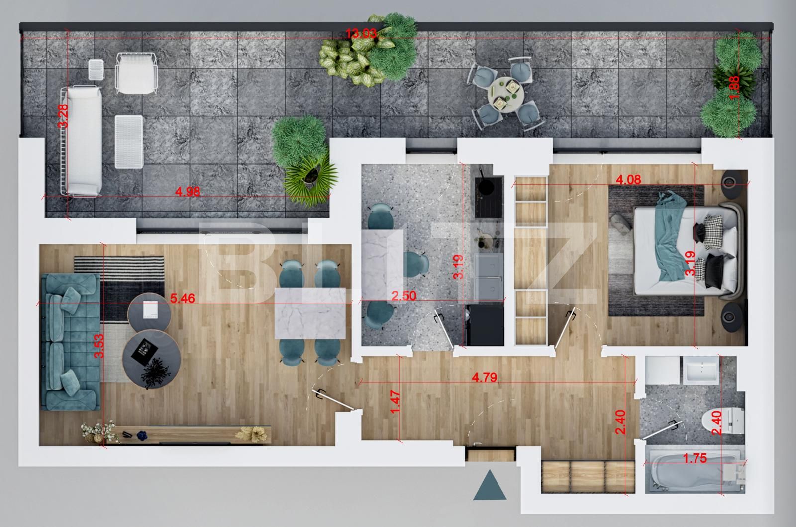 Apartament de vânzare 2 camere Titan - 83596AV | BLITZ București | Poza2