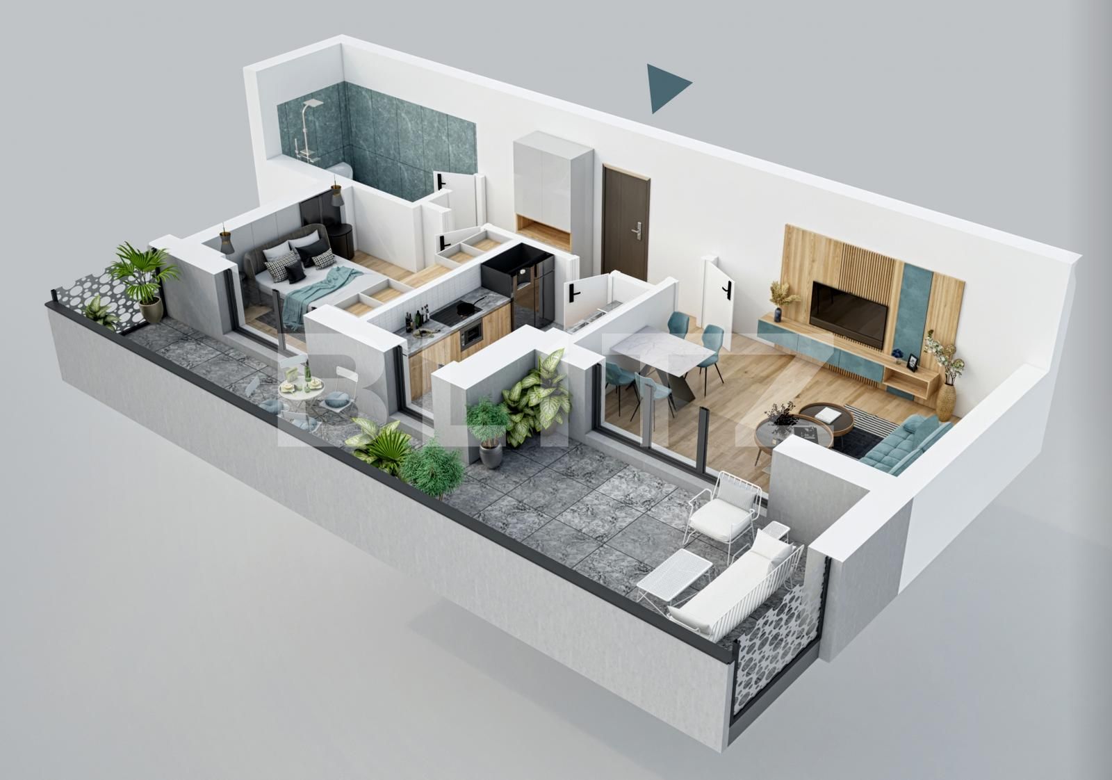 Apartament de vânzare 2 camere Titan - 83597AV | BLITZ București | Poza1