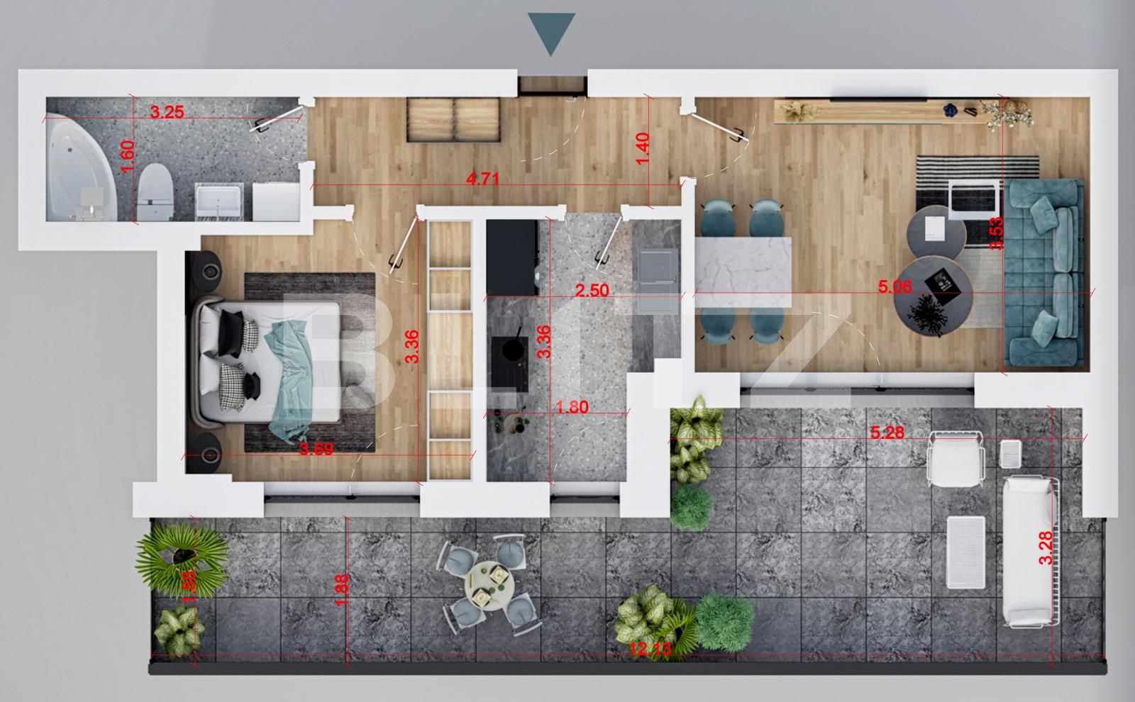 Apartament de vânzare 2 camere Titan - 83597AV | BLITZ București | Poza2