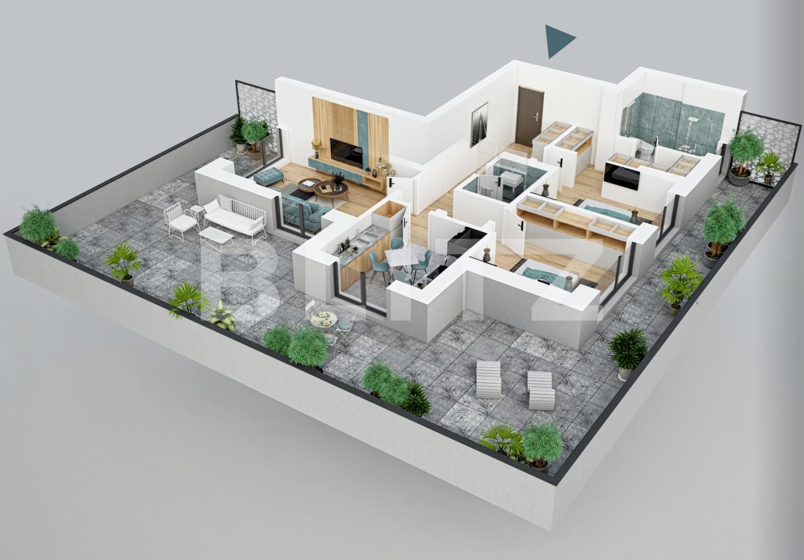 Apartament de vânzare 3 camere Titan - 83599AV | BLITZ București | Poza1