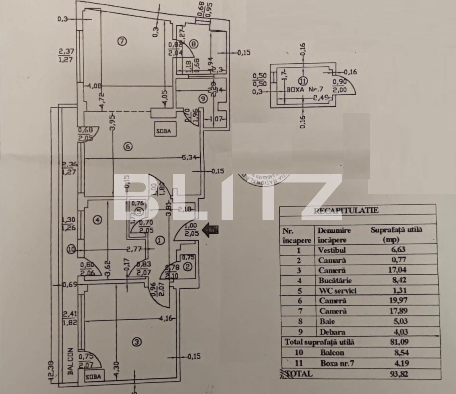 Apartament de vânzare 3 camere Ultracentral - 83675AV | BLITZ București | Poza1