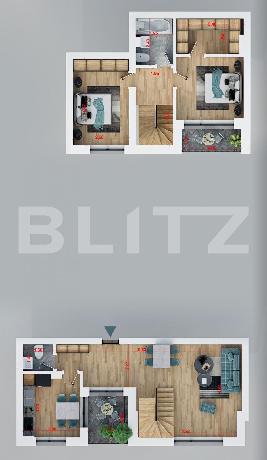 Apartament de vânzare 3 camere Titan - 83684AV | BLITZ București | Poza1