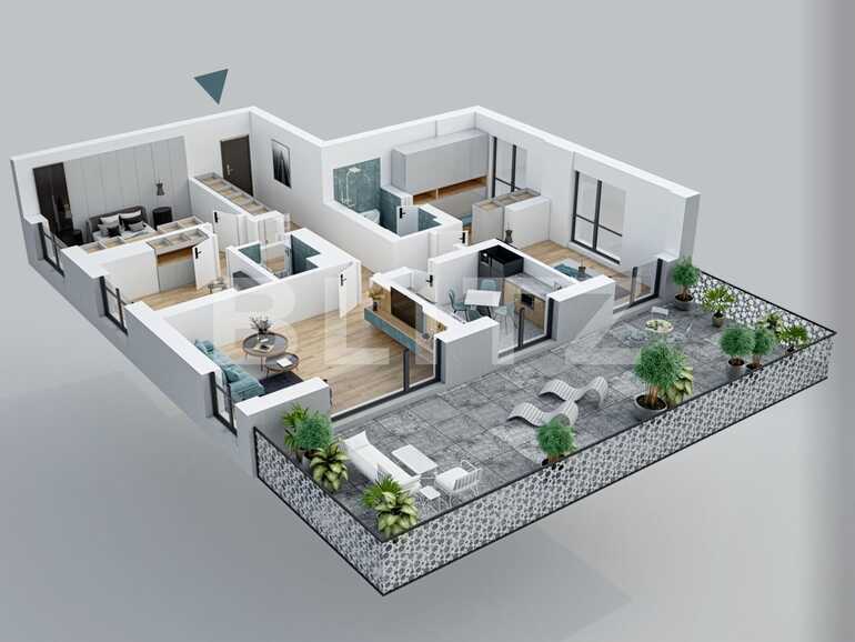 Apartament de vânzare 4 camere Titan - 83685AV | BLITZ București | Poza1