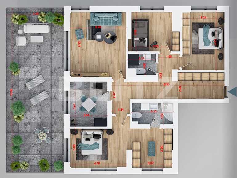 Apartament de vânzare 4 camere Titan - 83685AV | BLITZ București | Poza2