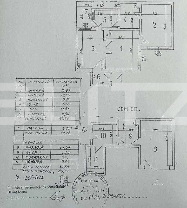 Apartament 3 camere plus garsoniera, 84 mp, zona Matei Basarab