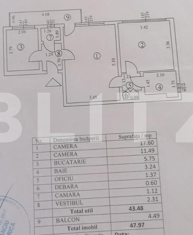 Apartament de vânzare 2 camere 1 Mai - 84620AV | BLITZ București | Poza1