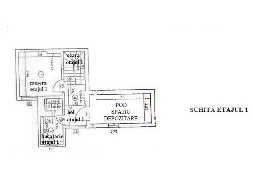 Garsoniera in vila, 25 mp, etaj intermediar, zona Dorobanți