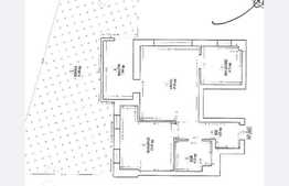 Apartament cu 2 camere, 50 mp, grădina 70 mp, zona Unirii