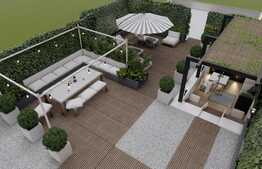 Penthouse de lux, 4 camere, 190 mp, zona Branduselor