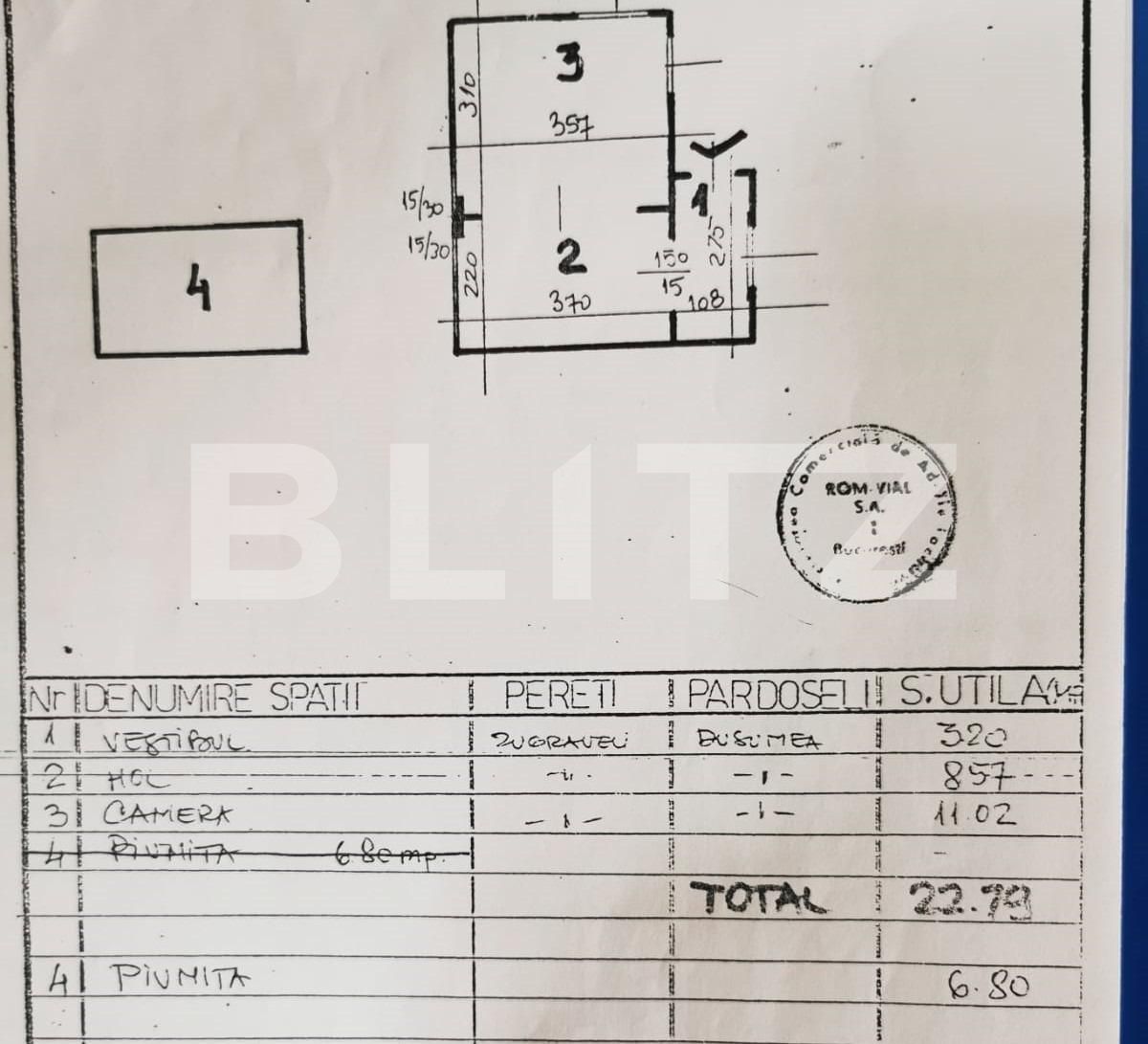 Garsonieră de vânzare 1 Mai - 85638AV | BLITZ București | Poza8