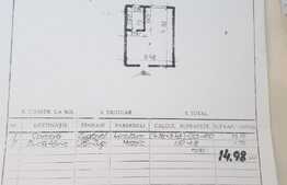 Garsoniera de 18 mp, etaj intermediar, zona Chibrit