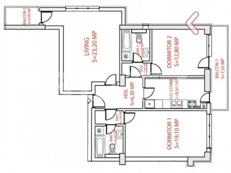 Apartament de vânzare 3 camere Bucurestii Noi - 85959AV | BLITZ București | Poza1