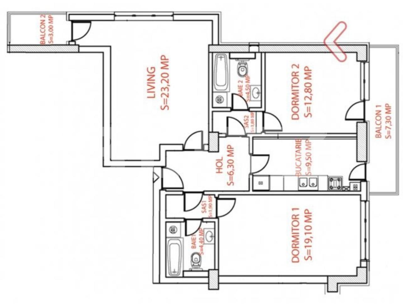 Apartament de vânzare 3 camere Bucurestii Noi - 85959AV | BLITZ București | Poza1