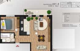 Apartament lux, 2 camere, 61 mp, zona Pipera 