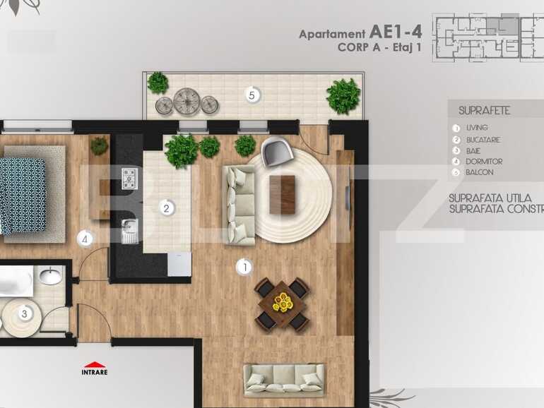 Apartament de vânzare 2 camere Pipera - 86072AV | BLITZ București | Poza1