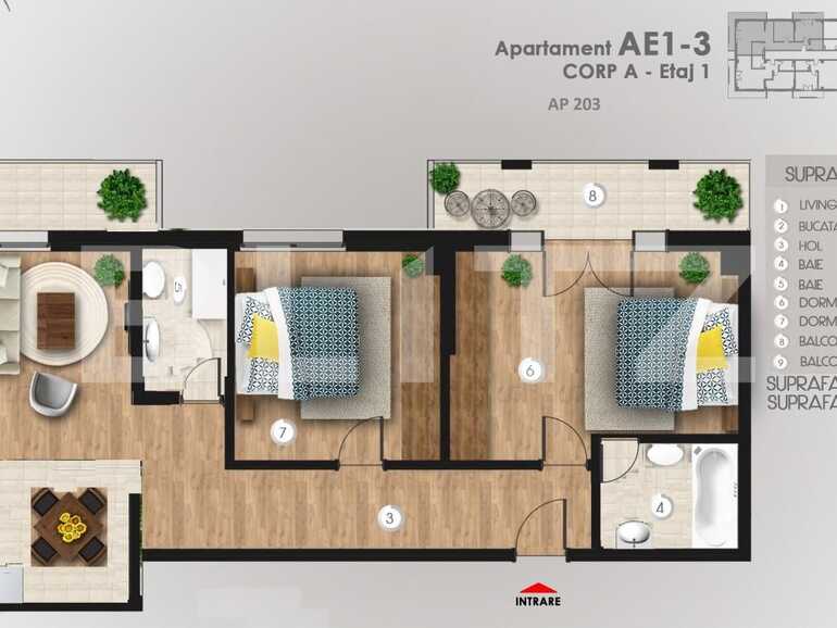 Apartament de vânzare 3 camere Pipera - 86078AV | BLITZ București | Poza1