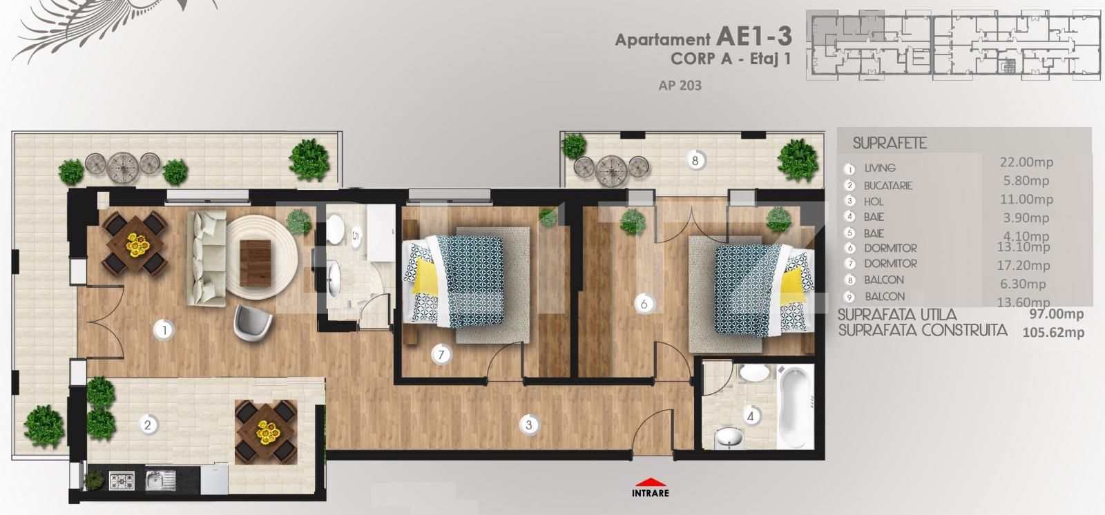 Apartament de vânzare 3 camere Pipera - 86078AV | BLITZ București | Poza1