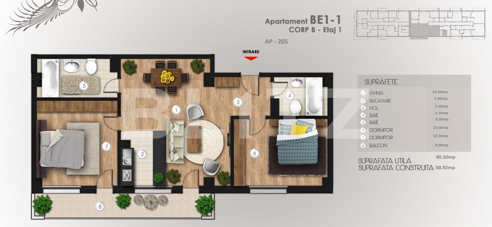 Apartament de vânzare 3 camere Pipera - 86079AV | BLITZ București | Poza1