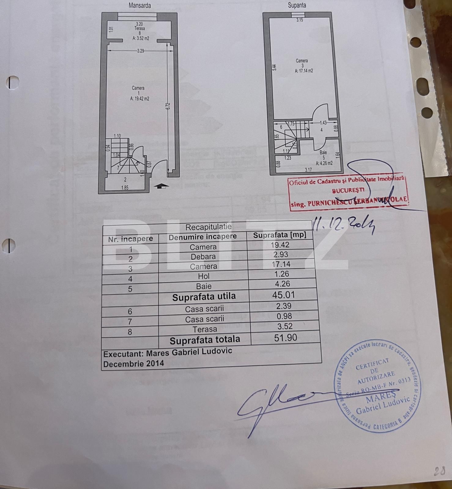 Apartament de 2 camere, 45 mp, zona Vitan